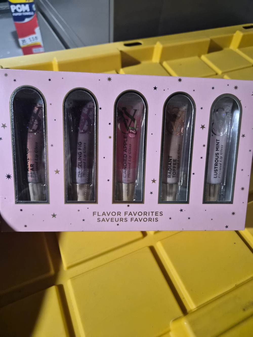 PINK Victoria's Secret Flavor Favorites Lip Gloss Set - Pink & Silver Tubes